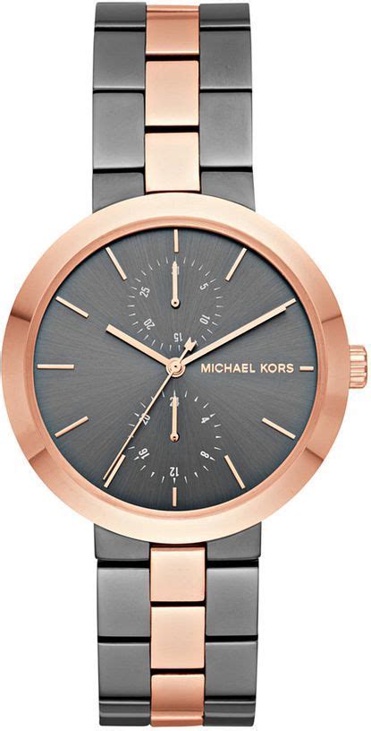 michael kors garner watch gunmetal|gunmetal watches for sale.